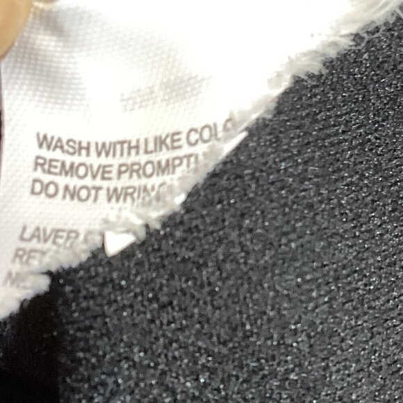 Speedo 1-Piece Swimsuit Keyhole Racerback Moderate Cut S/M Black & Purple 276F - Picture 12 of 13